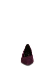 Morado - Zapatos de salón de tacón bajo y corte ancho Natalia de Naturalizer - Imagen 4 de 8