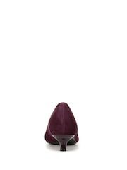 Morado - Zapatos de salón de tacón bajo y corte ancho Natalia de Naturalizer - Imagen 5 de 8