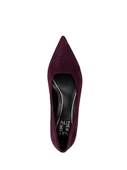 Morado - Zapatos de salón de tacón bajo y corte ancho Natalia de Naturalizer - Imagen 6 de 8
