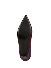 Morado - Zapatos de salón de tacón bajo y corte ancho Natalia de Naturalizer - Imagen 7 de 8
