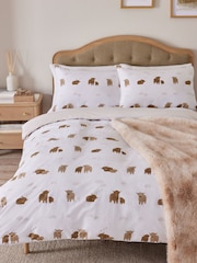 2 Pack Natural Hamish the Highland Cow Reversible Duvet Covers and Pillowcases Set - Image 2 of 7