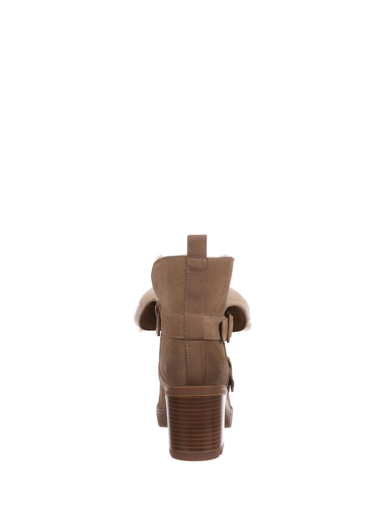 Naturalizer Verney-Moto Wide Fit Water Repellent Ankle Boots - Image 2 of 5