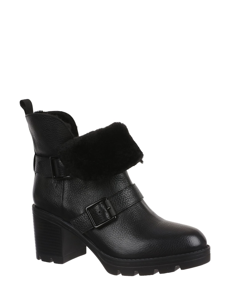 Naturalizer Verney-Moto Wide Fit Water Repellent Ankle Boots - Image 2 of 7