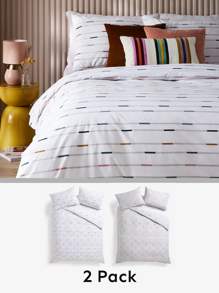 2 Pakiranje črtast; progast obojestransko (nošenje) prešito pregrinjalo and Pillowcase Set - Slika 1 iz 7 2 Pakiranje črtast; progast obojestransko (nošenje) prešito pregrinjalo and Pillowcase Set - Slika 1 iz 7