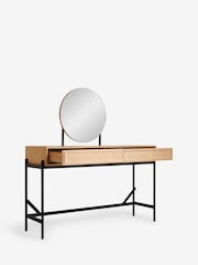 Jasper Conran London Whitewashed Oak Aden Dressing Table - Image 6 of 9