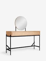 Jasper Conran London Whitewashed Oak Aden Dressing Table - Image 7 of 9