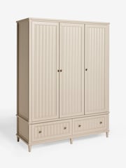 Nina Campbell Putty Willis Triple Wardrobe - Image 3 of 9