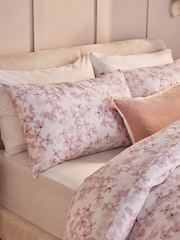 2 Pack Pink/White Ditsy Floral Reversible Duvet Cover and Pillowcase Set - Image 5 of 7