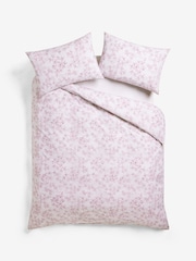2 Pack Pink/White Ditsy Floral Reversible Duvet Cover and Pillowcase Set - Image 7 of 7