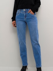 Cream Blue Cramalie Straight Leg Shape Fit Jeans - Image 1 of 6
