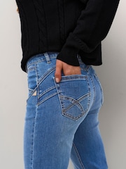 Cream Blue Cramalie Straight Leg Shape Fit Jeans - Image 4 of 6
