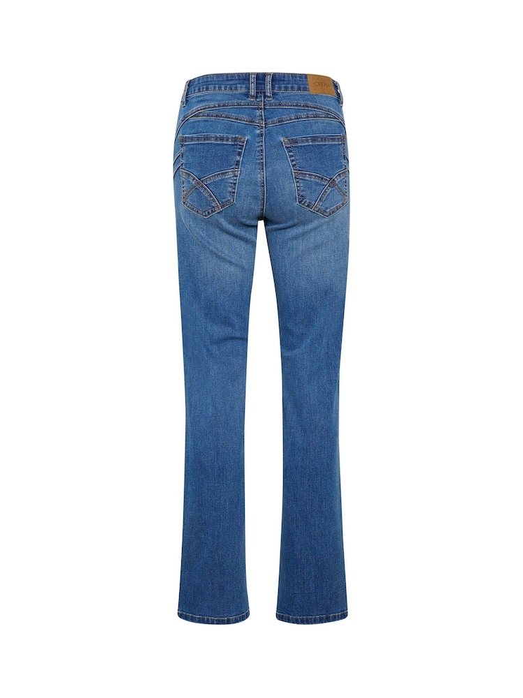 Cream Blue Cramalie Straight Leg Shape Fit Jeans - Image 6 of 6