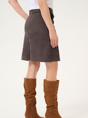 Kaffe Vera Corduroy Above Knee Length Brown Skirt - Image 2 of 7
