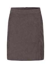 Kaffe Vera Corduroy Above Knee Length Brown Skirt - Image 5 of 7