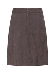 Kaffe Vera Corduroy Above Knee Length Brown Skirt - Image 6 of 7
