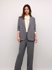 Cream Grey Crcocamia Single-Breasted Blazer - Image 4 of 6