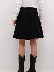 Cream Crcory Above The Knee Corduroy Black Skirt - Image 2 of 6