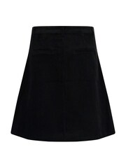Cream Crcory Above The Knee Corduroy Black Skirt - Image 6 of 6