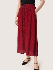 Soaked in Luxury Slalize Elastic Waist Pockets Maxi Skirt - Image 1 of 1