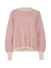Kaffe KAellery Crew Neck Casual Fit Pullover Jumper - Image 5 of 6