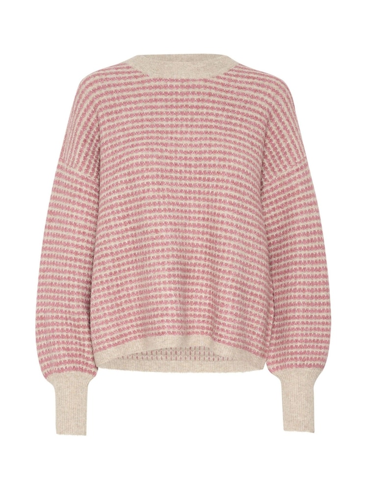Kaffe KAellery Crew Neck Casual Fit Pullover Jumper - Image 5 of 6