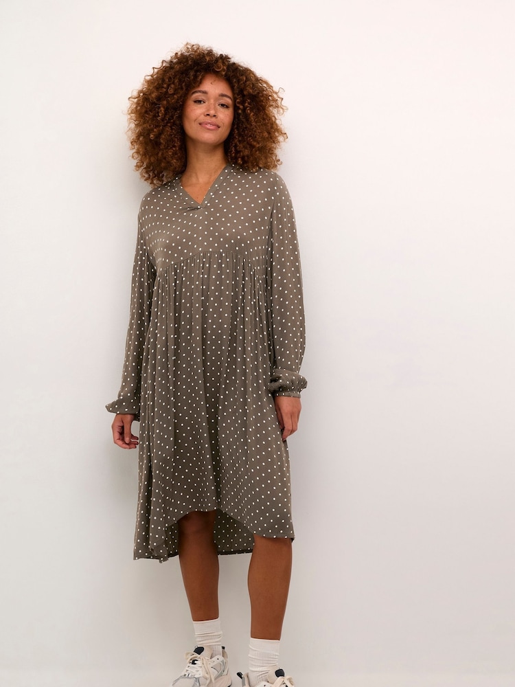 Kaffe Babett Long Sleeve Knee Length Dress - Image 2 of 6