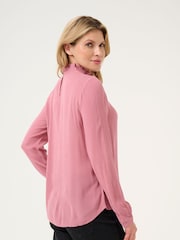 Kaffe Casual Fit KAtrine Smock Neck Blouse - Image 2 of 5