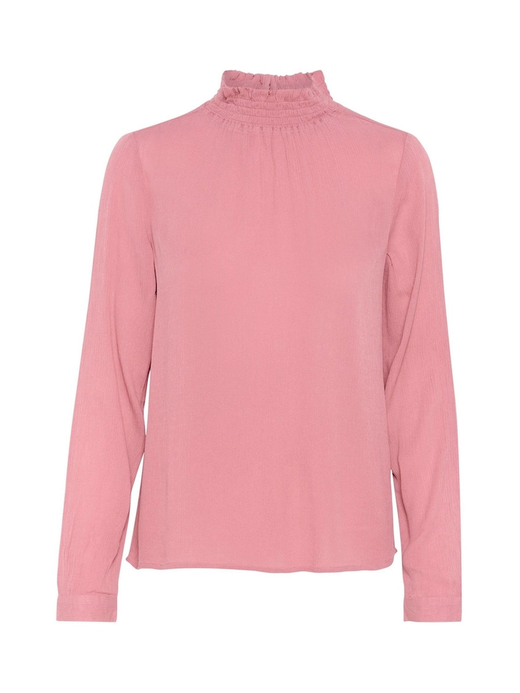 Kaffe Casual Fit KAtrine Smock Neck Blouse - Image 5 of 5