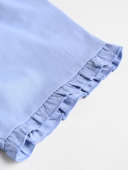 Blue/White Floral Baby Frill T-Shirt and Shorts Set 6 Piece - Image 13 of 16
