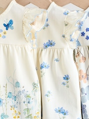 Blue/White Floral Baby Frill T-Shirt and Shorts Set 6 Piece - Image 16 of 16