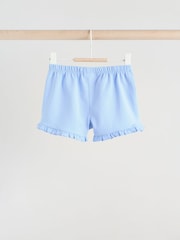 Blue/White Floral Baby Frill T-Shirt and Shorts Set 6 Piece - Image 7 of 16