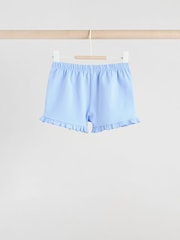 Blue/White Floral Baby Frill T-Shirt and Shorts Set 6 Piece - Image 9 of 16