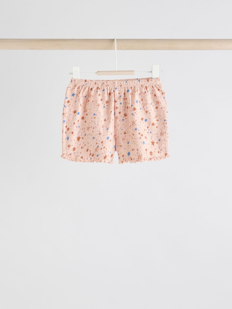 Pink/ White and Blue Horse Baby Frill T-Shirt and Shorts Set 6 Piece - Image 10 of 15