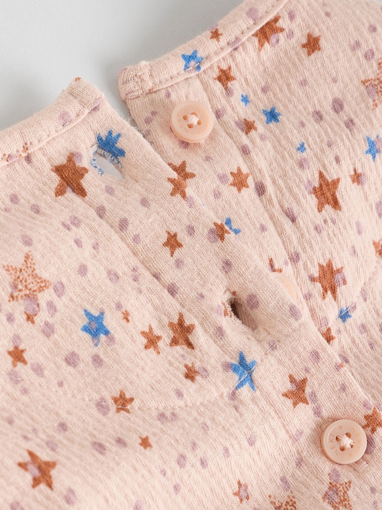 Pink/ White and Blue Horse Baby Frill T-Shirt and Shorts Set 6 Piece - Image 15 of 15