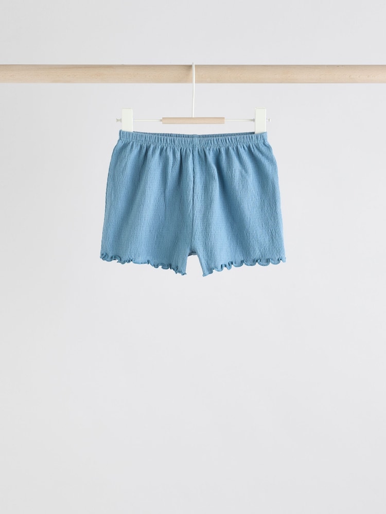 Pink/ White and Blue Horse Baby Frill T-Shirt and Shorts Set 6 Piece - Image 4 of 15