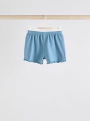 Pink/ White and Blue Horse Baby Frill T-Shirt and Shorts Set 6 Piece - Image 6 of 15