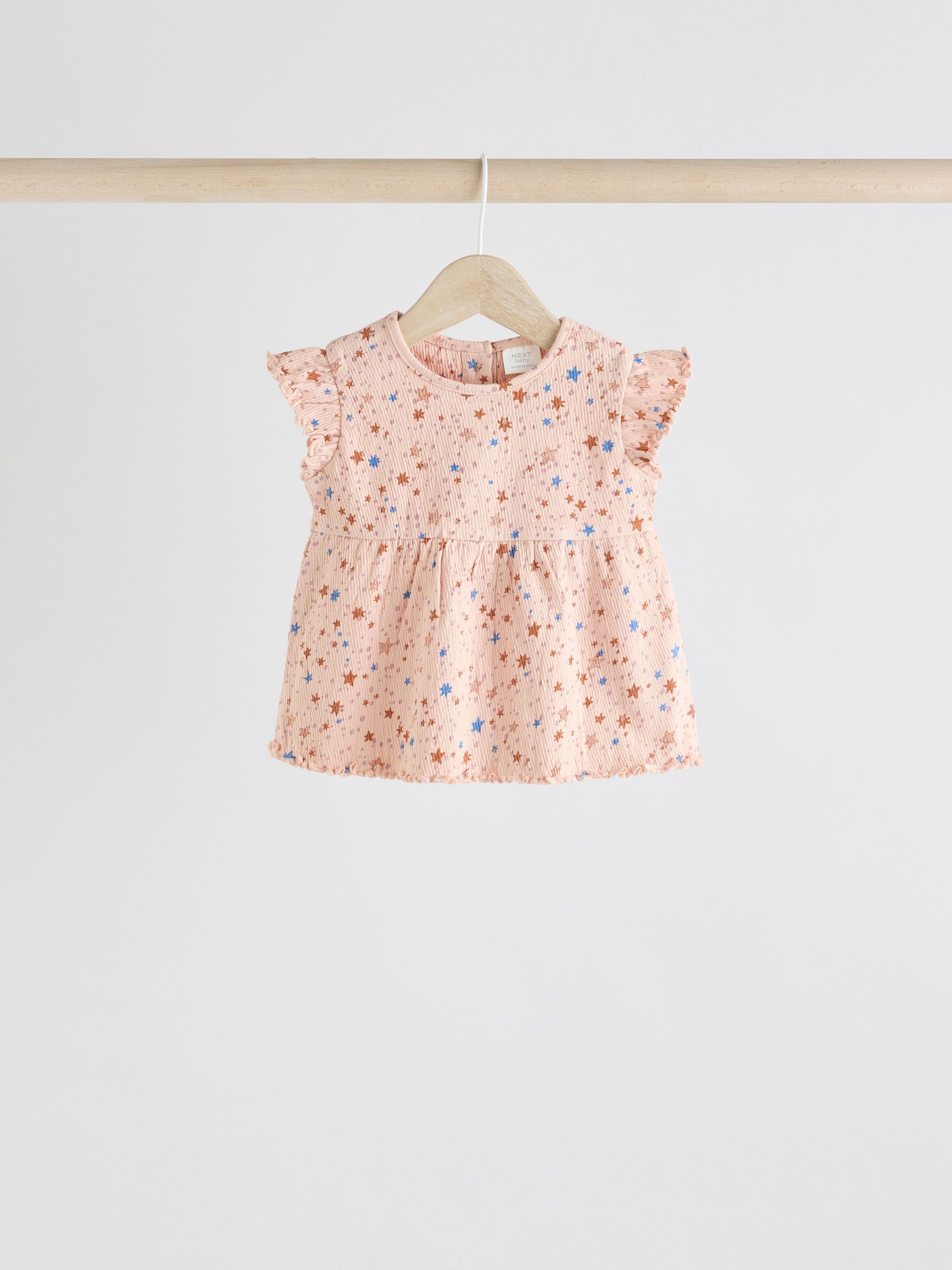 Baby Bee Print Summer Set – Half Sleeve Shirt & Shorts main image 0