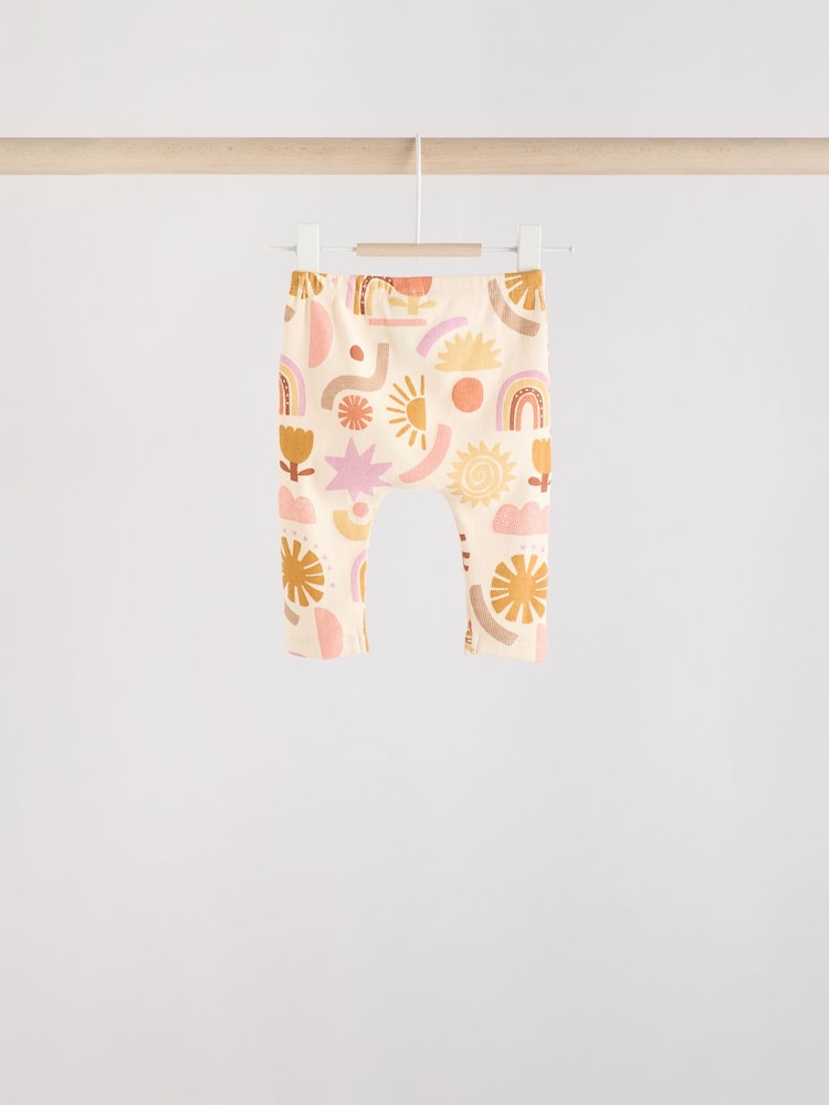 Кораловий рожевий - Printed персонаж немовля топи та легінси 6 Pack Set - Image 10 of 15