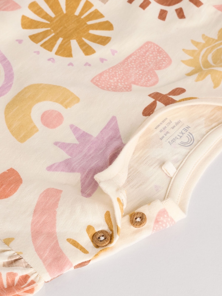 Кораловий рожевий - Printed персонаж немовля топи та легінси 6 Pack Set - Image 13 of 15