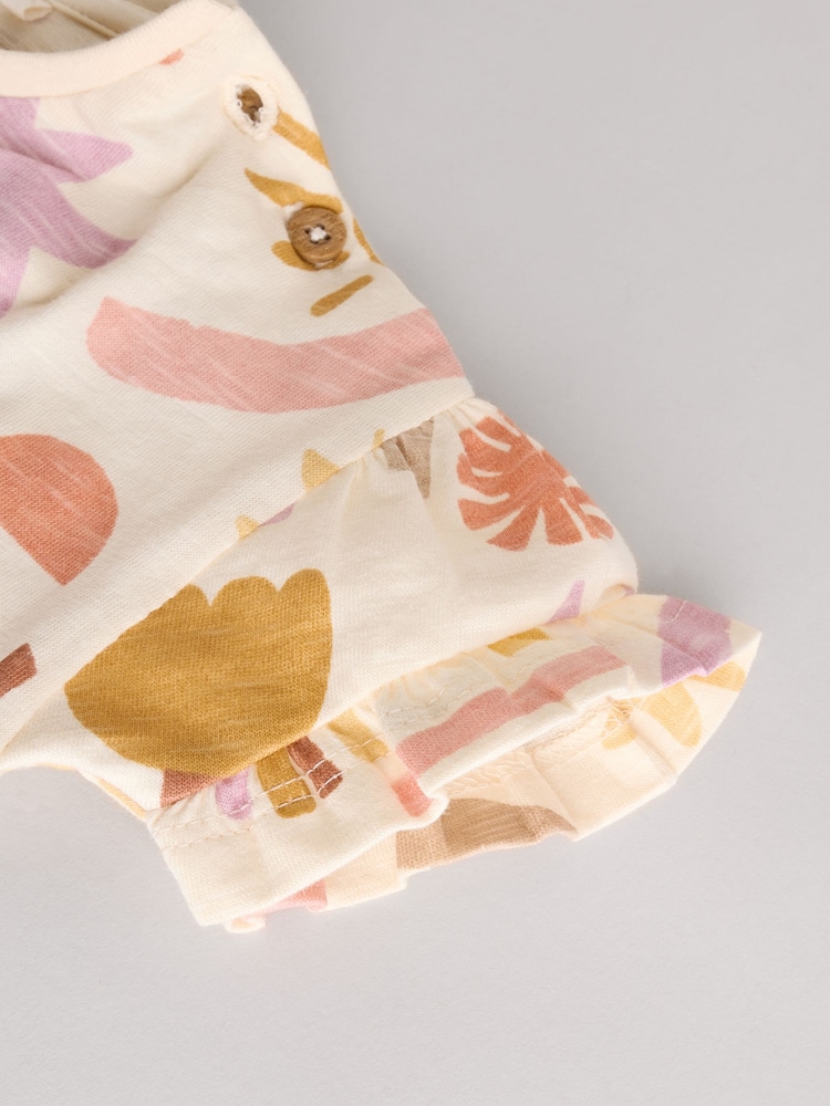 Кораловий рожевий - Printed персонаж немовля топи та легінси 6 Pack Set - Image 14 of 15