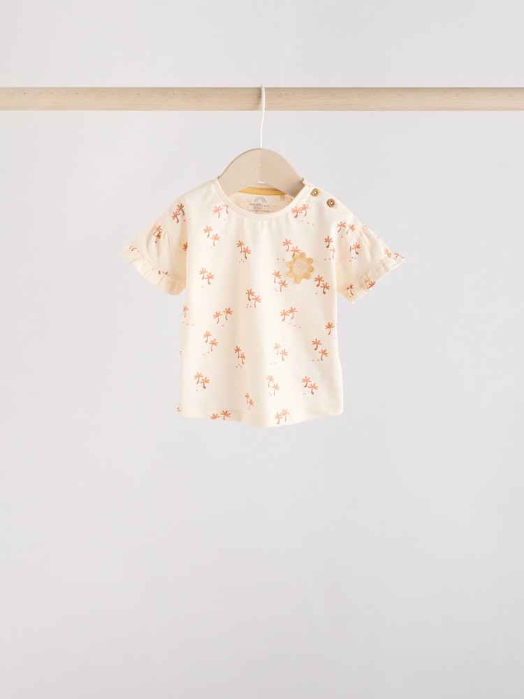 Кораловий рожевий - Printed персонаж немовля топи та легінси 6 Pack Set - Image 5 of 15