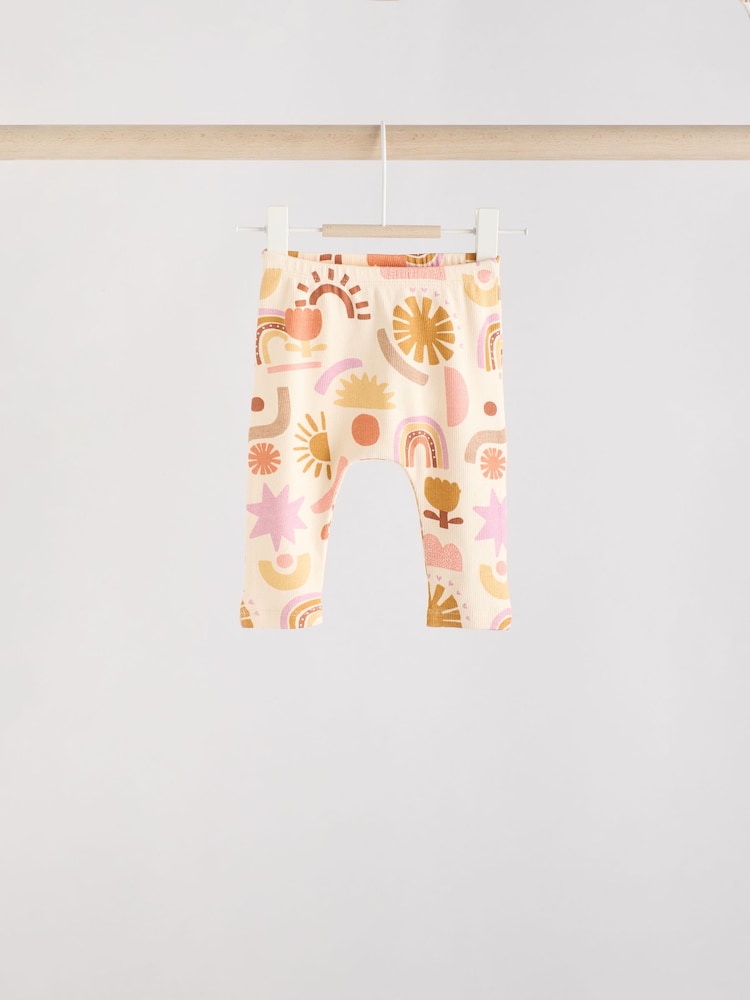 Кораловий рожевий - Printed персонаж немовля топи та легінси 6 Pack Set - Image 6 of 15