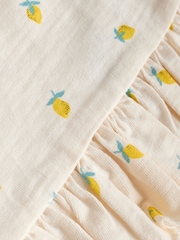 Yellow/ White Fruit - Baby Short Sleeve 100% Cotton Top and Shorts Set - Image 15 of 15