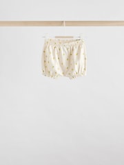 Yellow/ White Fruit - Baby Short Sleeve 100% Cotton Top and Shorts Set - Image 7 of 15