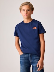 The North Face Navy 100% Cotton Teen Half Dome Photo Back Print T-Shirt - Image 2 of 4