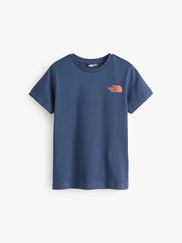 أزرق داكن - The North Face 100% Cotton Teen Half Dome Photo Back Print T-Shirt - صورة 4 من 4 أزرق داكن - The North Face 100% Cotton Teen Half Dome Photo Back Print T-Shirt - صورة 4 من 4