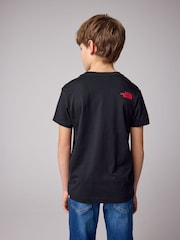 črna - The North Face majica s kratkimi rokavi The North Face Teen Simple Dome - Slika 2 iz 6