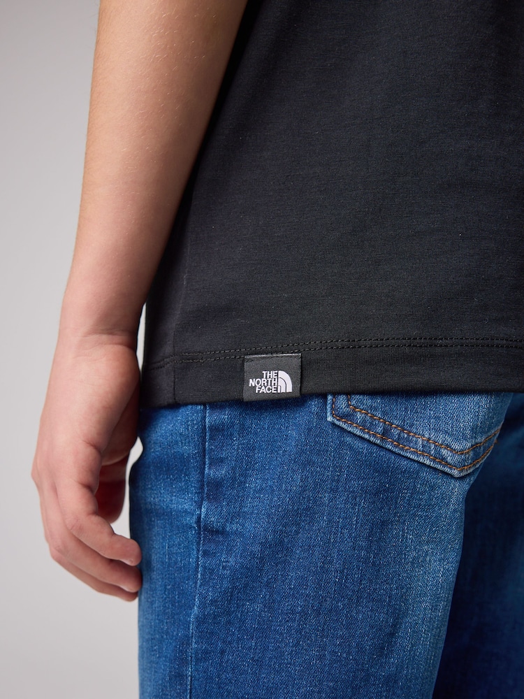 The North Face Black Teen Simple Dome T-Shirt - Image 5 of 6