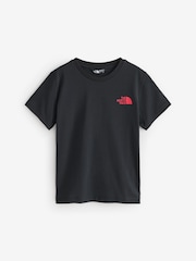 črna - The North Face majica s kratkimi rokavi The North Face Teen Simple Dome - Slika 6 iz 6