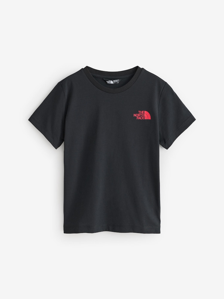 črna - The North Face majica s kratkimi rokavi The North Face Teen Simple Dome - Slika 6 iz 6